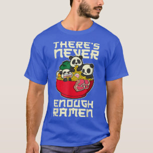 T-shirt Japanese Anime Kawaii Ramen Noodles Panda 3237