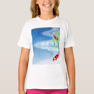 T-shirt Japanese art -Shoot the breeze and clear stream -