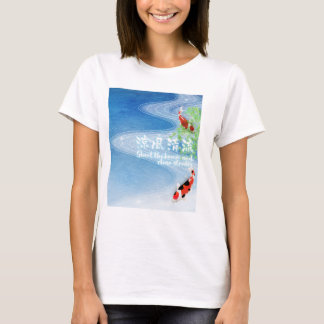 T-shirt Japanese art -Shoot the breeze and clear stream -