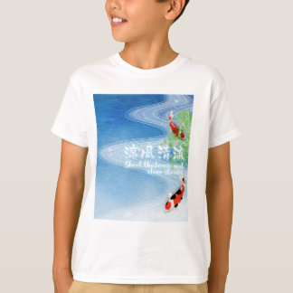 T-shirt Japanese art -Shoot the breeze and clear stream -