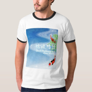 T-shirt Japanese art -Shoot the breeze and clear stream -