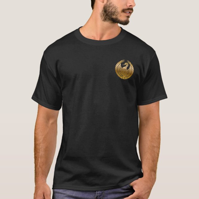T-shirt Japanese Family Crest KAMON Mori Ranmaru (Devant)
