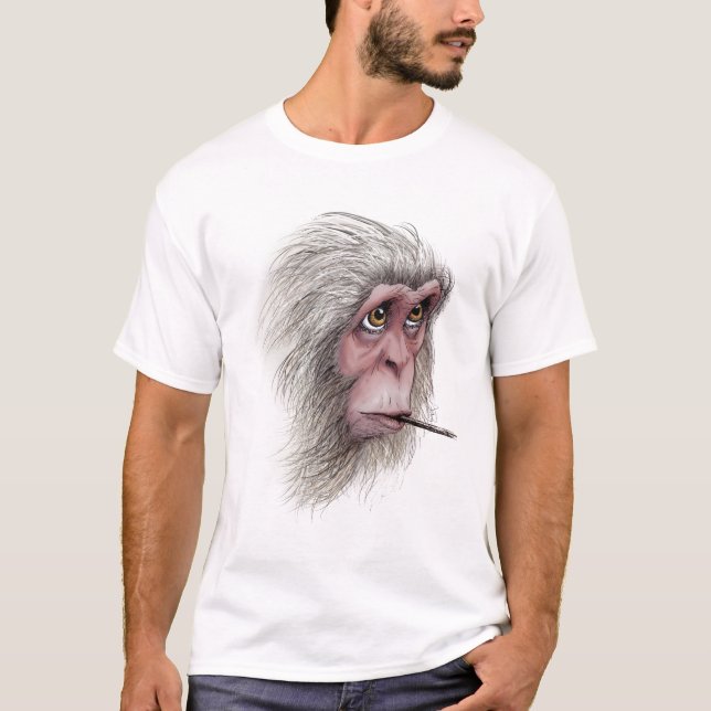 T-shirt Japanese macaque (Devant)