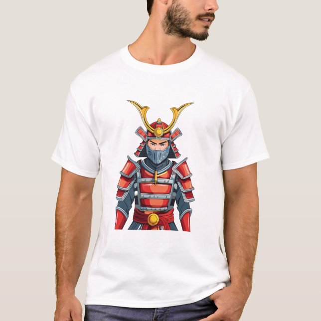 T-shirt Japanese samurai (Devant)