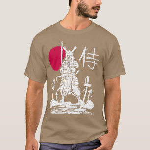 T-shirt Japanese Samurai Warrior  Martial Arts Katana Figh