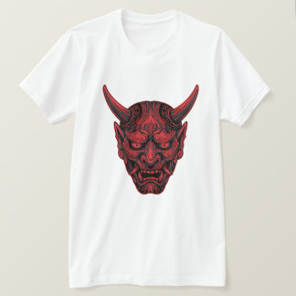 T-Shirt Japanische Oni-Maske – Traditionelle mythi