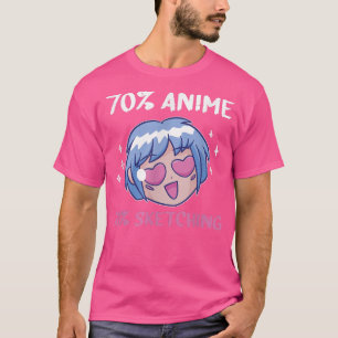 T-shirt Japon Anime Et Esquisse Ados Filles