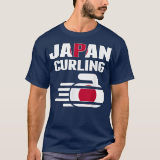 T-shirt Japon Curling Rock Sport Fans Japonais Sport d'hiv