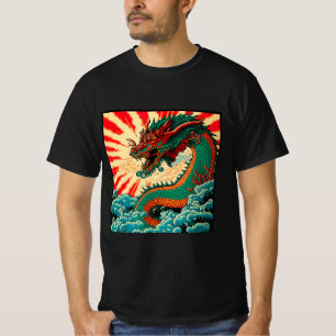 T-shirt Japon Dragon Anime Japon Dragons chinois Tattoo