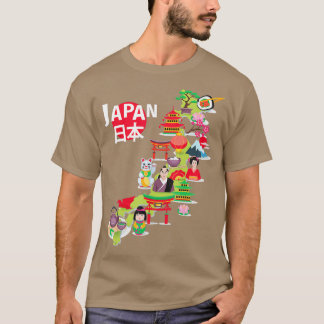 T-shirt Japon Drapeau Carte Japonais Pride Okinawa okyo L