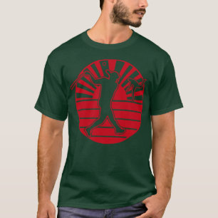 T-shirt Japon Drapeau Japonais Baseball Lever Sun Home Run