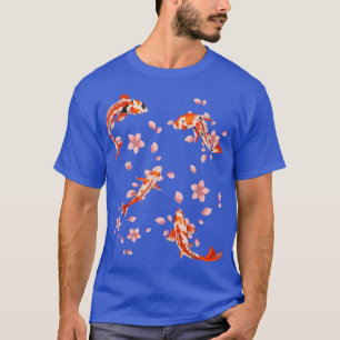 T-shirt Japon Esthétique Nishikigoi Cerry Blossom Sakura