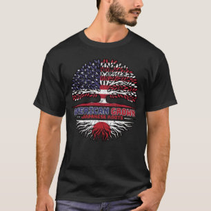 T-shirt Japon Japonais États-Unis Américain USA États-Unis