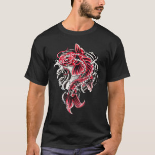 T-shirt Japon Koi Japonais Poisson Fleur de cerise 85