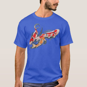 T-shirt Japon Koi Lovers Japonais Poisson Cerise Blossom 2