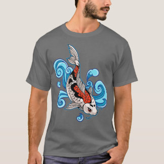 T-shirt Japon Koi poisson tatouage japonais