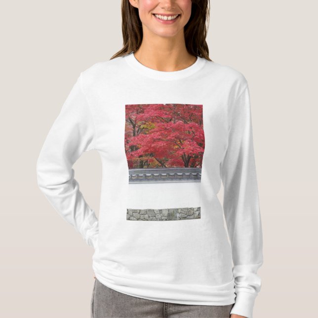 T-shirt Japon, Kyoto, couleur d'automne au temple d'Eikand (Devant)