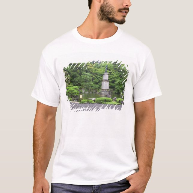 T-shirt Japon, Kyoto, jardin de pierre scintillant (Devant)