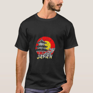 T-shirt Japon : La Pagode Japonaise De La Pagode Des Ceris