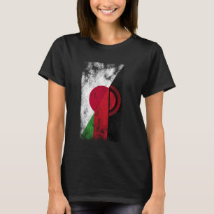 T-shirt Japon Malawi drapeaux - Japonais Malawian
