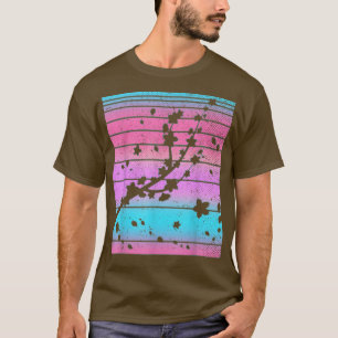 T-shirt Japon Rose Sakura Flower 80s Art Vaporwave Cherry