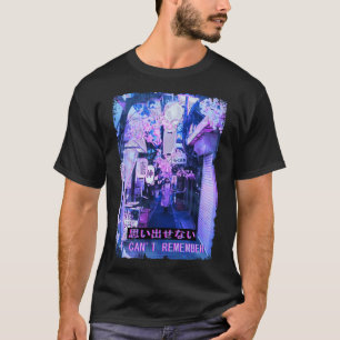 T-shirt Japon Street Mode Vaporwave Glitch Tokyo nuit