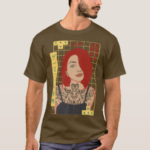 T-shirt Japon Tatouage tatoué Gamer Girl Anime Jeu WASD