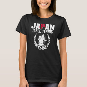 T-shirt Japon Tennis de table Japonais Ping Pong Team Supp