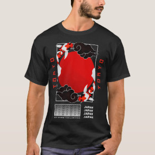 T-shirt Japon Tokyo Japonais Koi p Nishikigoi Poisson 1
