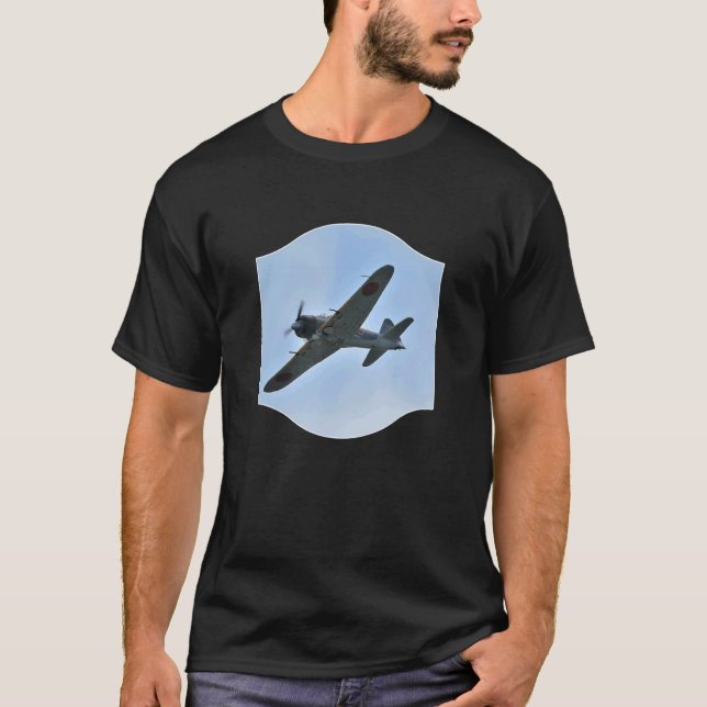 T-shirt Japonais A6m Zero 2ème guerre mondiale Carrier Avi (Devant)