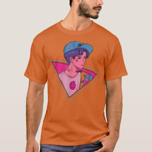 T-shirt Japonais adolescent Boy Anime Manga Graphisme Art 