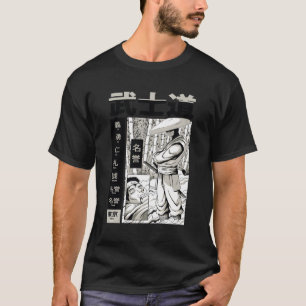 T-shirt Japonais Anime Bushido Samurai Warrier Katana Mial