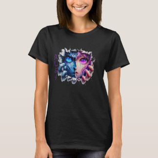 T-shirt Japonais Anime Long Time Non Voir