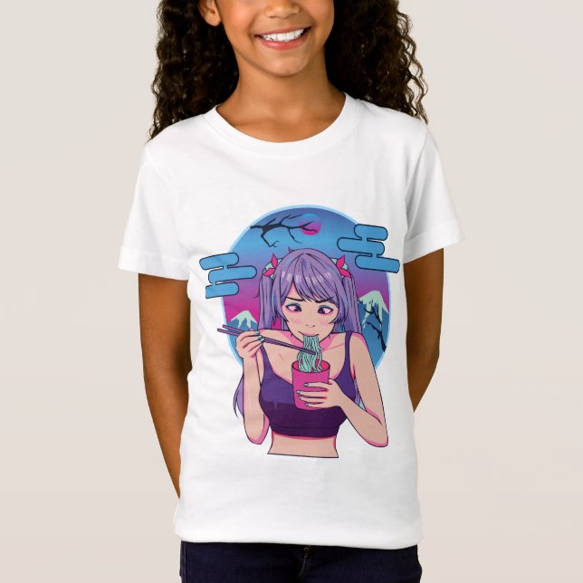 T-Shirt Japonais Anime Ramen (Devant)