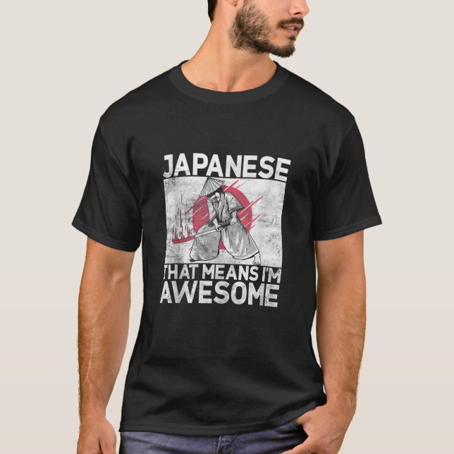 T-shirt Japonais ça veut dire que je suis un Débardeur jap (Devant)