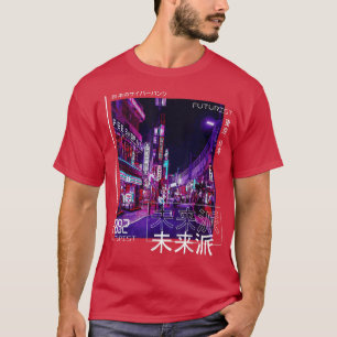 T-shirt Japonais Cyberpunk Tokyo Streetwear Aesthetic Japa