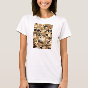 T-shirt japonais de chiots