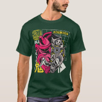 Japonais Demon Oni Masque Japonais Vêtements Vapor