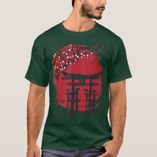 T-shirt Japonais esthétique Sakura Japon Drapeau japonais