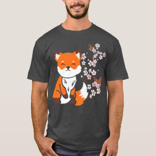 T-shirt Japonais Fleur de cerisier Art Sakura Retro