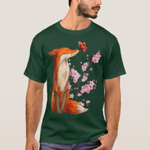T-shirt Japonais Fo Cerisier fleurs Sakura arbres Kaw