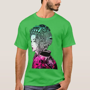 T-shirt Japonais Geisha Samurai Warrior 1061