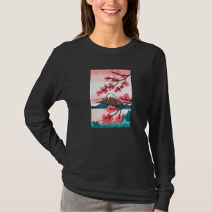 T-shirt Japonais Kanji Cherry Blossom Tokio Japon Nature J