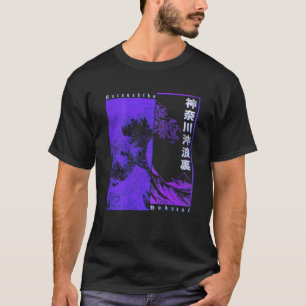 T-shirt Japonais Katsushika Hokusai Grande vague au large 