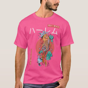 T-shirt Japonais Koi Carp Poisson Art esthétique Nishikigo