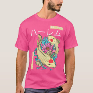 T-shirt Japonais Koi Carp Poisson Art esthétique Nishikigo