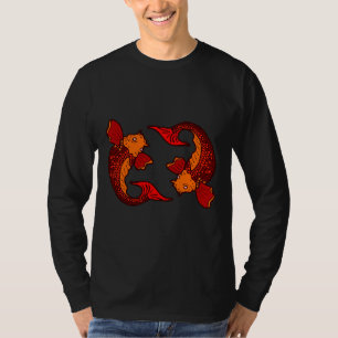 T-shirt Japonais Koi Fish Pond 820