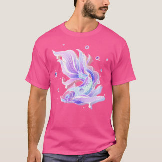 T-shirt Japonais Koi Poisson esthétique Japon Lover