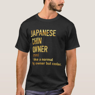 T-shirt japonais propriétaire de menton comme un propriéta