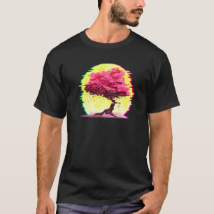 T-shirt Japonais Sakura Cherry Blossom Vaporwave Japon Aes